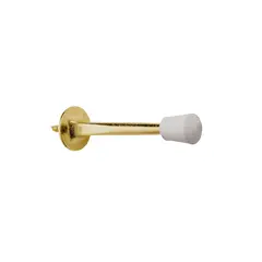 PAMEX DD0220PB Pamex  3-1/8" Cast Door Stop Bright Brass Finish