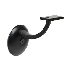 PAMEX DD0312BL Pamex  Jumbo Heavy Duty Handrail Bracket Matte Black Finish