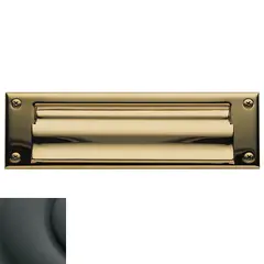 Baldwin 0015102 Letter Box Plate Oil Rubbed Bronze Finish