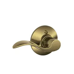 Schlage Residential F170ACC609LH Left Hand Accent Lever Half Dummy Antique Brass Finish