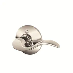 Schlage Residential F170ACC618RH Right Hand Accent Lever Half Dummy Bright Nickel Finish