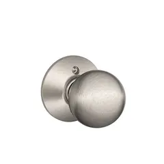 Schlage Residential F170ORB619 Orbit Knob Half Dummy Satin Nickel Finish