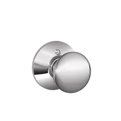 Schlage Residential F170PLY625 Plymouth Knob Half Dummy Bright Chrome Finish