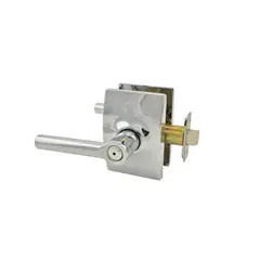 Schlage Residential F40BRW625CEN Broadway Lever with Century Rose Privacy Lock with 16080 Latch and 10027 Strike Bright Chrome Finish