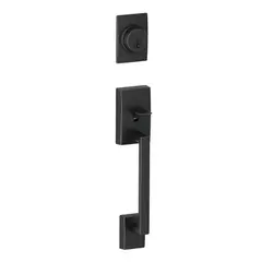 Schlage Residential F58CEN716 Century Exterior Active Handleset Only with C Keyway Aged Bronze Finish