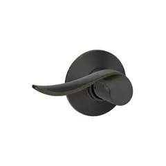 Schlage Residential F59SAC716RH Right Hand Sacramento Lever Interior Active Trim with 12326 Latch and 10269 Strikes Aged Bronze Finish