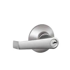 Schlage Residential F80ELA626 Elan Lever Storeroom Lock C Keyway with 16211 Latch and 10063 Strike Satin Chrome Finish