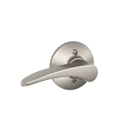 Schlage Residential F94MNH619LH Left Hand Manhattan Lever Dummy Interior Trim Satin Nickel Finish