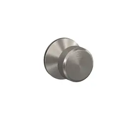 Schlage Residential FC172SWA619KIN Schlage Custom  Swanson Knob with Kinsler Rose Non Turning Double Dummy Pair Satin Nickel Finish