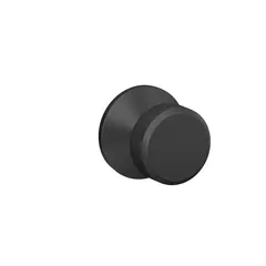 Schlage Residential FC172SWA622KIN Schlage Custom  Swanson Knob with Kinsler Rose Non Turning Double Dummy Pair Matte Black Finish