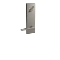 Schlage Residential FCT59ELR619CEN Schlage Custom  Custom Eller Lever with Century Escutcheon Interior Active Trim with 16680 Latch and 10269 Strike Satin Nickel Finish