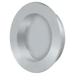 Deltana FP238U26D 2-3/8" Round Flush Pull Satin Chrome Finish