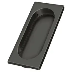 Deltana FP4134U10B Flush Pull; Large; 4" x 1-5/8" x 3/8"; Oil Rubbed Bronze Finish