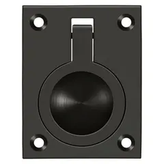 Deltana FRP25U10B Flush  Pull; 2-1/2" x 1 7/8"; Oil Rubbed Bronze Finish