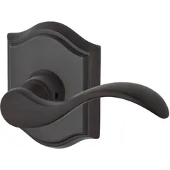 Baldwin HDCURRTAR112 Half Dummy Right Hand Curve Lever and Traditional Arch Rose Venetian Bronze Finish