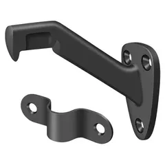 Deltana HRB325U10B Hand Rail Brackets; 3-5/16" Projection; Oil Rubbed Bronze Finish