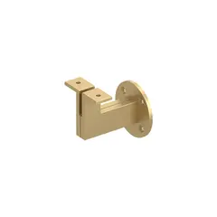 Deltana HRBM325U4 Heavy Duty Modern Handrail Bracket with 3-1/4" Projection Satin Brass Finish