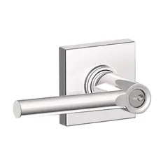 Schlage Residential - J Series J54BRW625COL Broadway Lever with Collins Rose Entry Lock with C Keyway; 16255 Latch; and 10101 Strike Bright Chrome Finish