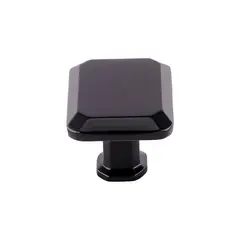 Pride Industrial K92430BK 1-1/2" Rectangle Cabinet Knob Matte Black Finish