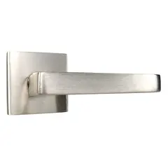 Baldwin L023056RDM Preconfigured L023 Lever with R017 Rose Right Hand Half Dummy Lock Lifetime Satin Nickel Finish