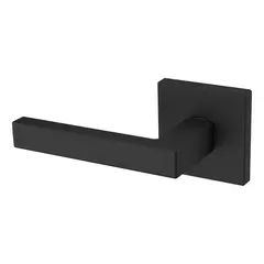 Baldwin L023190LDM Preconfigured L023 Lever with R017 Rose Left Hand Half Dummy Lock Satin Black Finish