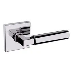 Baldwin L029260RDM Preconfigured L029 Lever with R017 Rose Right Hand Half Dummy Lock Bright Chrome Finish