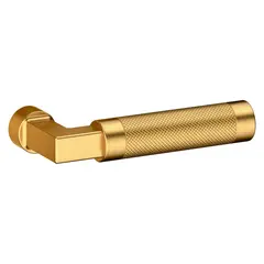 Baldwin L030044RMR Right Hand Single L030 Knurled Lever Less Rose Lifetime Satin Brass Finish