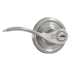 Weslock L0640UNUNSL23 Left Hand Bordeau Entry Lock with Adjustable Latch and Full Lip Strike Satin Nickel Finish