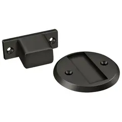 Deltana MDHF25U10B Magnetic Door Holder Flush 2-1/2" Diameter; Oil Rubbed Bronze Finish