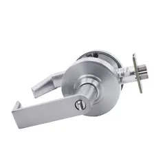 Schlage Commercial ND80LRHO626AM ND Series Storeroom Less Cylinder Rhodes with 13-247 Latch 10-025 Strike Antimicrobial Satin Chrome Finish