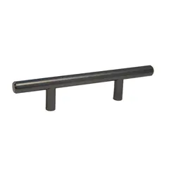 Pride Industrial P106DP 6" Bar Cabinet Pull with 3" Center to Center Dark Pewter Finish