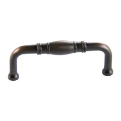 Pride Industrial P8029010B 3-1/4" Cabinet Pull with 3" Center to Center Oil Rubbed Bronze Finish