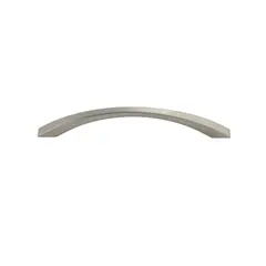 Pride Industrial P888SN 6" Deco Cabinet Pull with 5" Center to Center Satin Nickel Finish