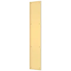 Deltana PP3520CR003 Push Plate 3-1/2" x 20"; Lifetime Brass Finish