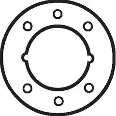 Don-Jo AR335613 Hole Filler Plate for Grade 1 Key in Lever for 1-3/8" Doors Oil Rubbed Bronze Finish