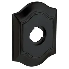 Baldwin R027190IDM 3-1/4" Bethpage Single Dummy Rose Satin Black Finish