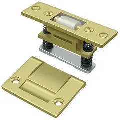 Deltana RCA430U3 Roller Catch; Heavy Duty; Bright Brass Finish