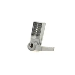 Simplex RR8146B26D Right Hand Reverse Mechanical Pushbutton Lever Mortise Combination Entry Passage Lockout with Key Override;  Prep Satin Chrome Finish