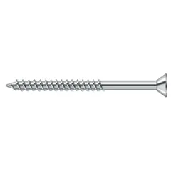 Deltana SCWS1025U26 Wood Screw; ST; #10 x 2-1/2"; Bright Chrome Finish