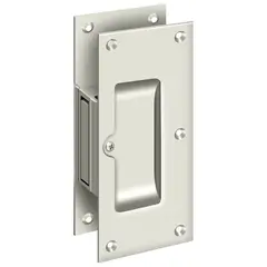 Deltana SDP60U14 Decorative pocket Lock 6"; Passage; Bright Nickel Finish