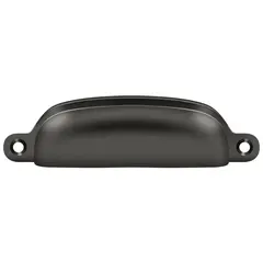 Deltana SHP29U10B Exposed Shell Pull 4"; Oil Rubbed Bronze Finish