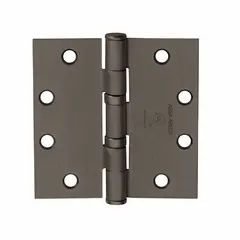 McKinney Hinges TA2714410B 4" x 4" Square Corner Standard Weight 5 Knuckle Ball Bearing Hinge # 55577 Oil Rubbed Bronze Finish