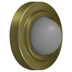 Deltana WBC238U5 Convex Flush Bumper 2-3/8" Diameter; Antique Brass Finish