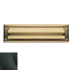 Baldwin 0014190 Letter Box Plate Satin Black Finish