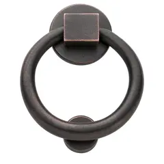 Baldwin 0195402 Door Knocker Distressed Oil Rubbed Bronze Finish