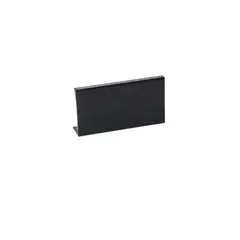 Crown Cabinet Hardware CHP1803BK 3" Aluminum Tab Cabinet Pull with 1-4/5" Center to Center Matte Black Finish