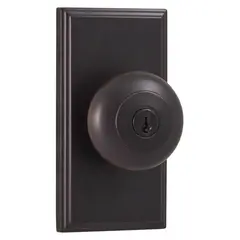 Weslock 03740I1I1SL23 Impresa Woodward Entry Lock with Adjustable Latch and Full Lip Strike Oil Rubbed Bronze Finish