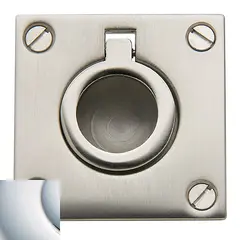 Baldwin 0393260 Flush  Pull Bright Chrome Finish