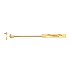 Baldwin 0600044 12" Flush Bolt Lifetime Satin Brass Finish