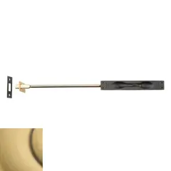 Baldwin 060006012 12" Flush Bolt Satin Brass and Brown Finish